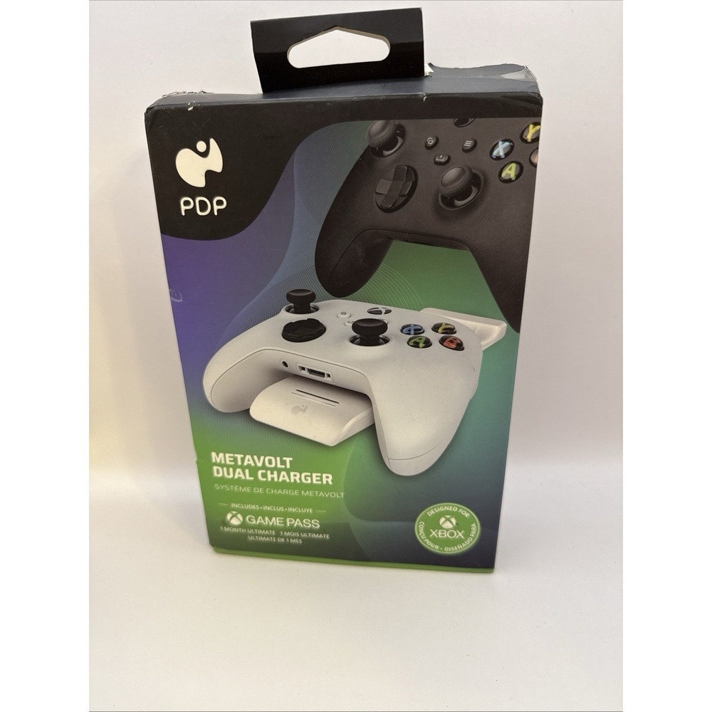 PDP Metavolt Dual Charger Xbox Series X|S One w/ 2 Batteries & Doors‎ New